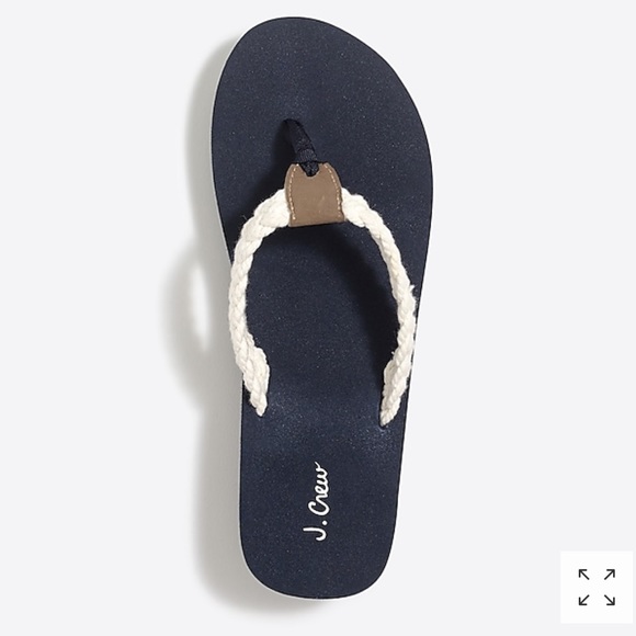 J. Crew Shoes - J crew braided cotton wedges